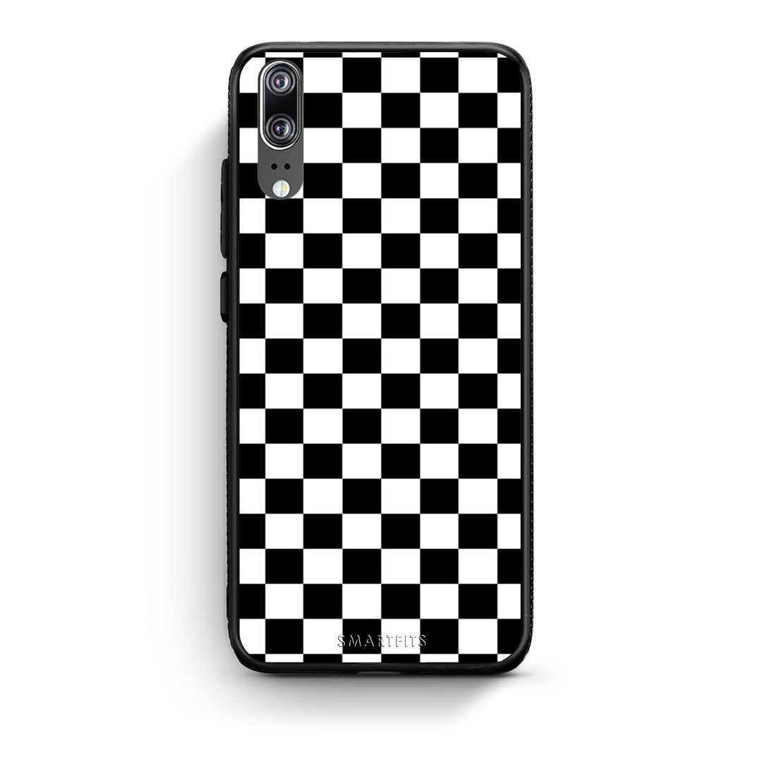 4 - Huawei P20 Squares Geometric case, cover, bumper