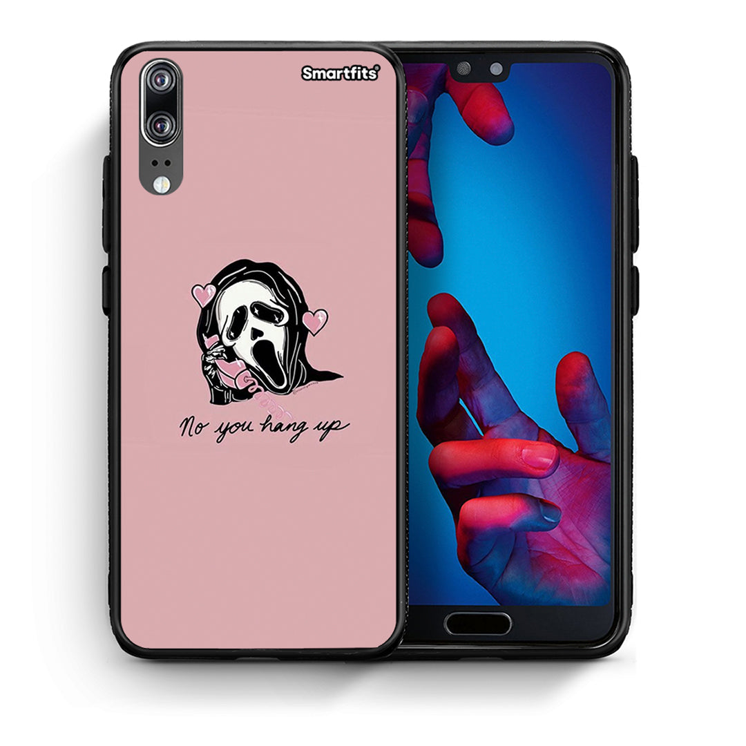 Θήκη Huawei P20 Halloween Hang Up από τη Smartfits με σχέδιο στο πίσω μέρος και μαύρο περίβλημα | Huawei P20 Halloween Hang Up case with colorful back and black bezels