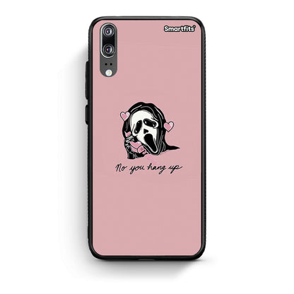 Huawei P20 Halloween Hang Up Θήκη από τη Smartfits με σχέδιο στο πίσω μέρος και μαύρο περίβλημα | Smartphone case with colorful back and black bezels by Smartfits