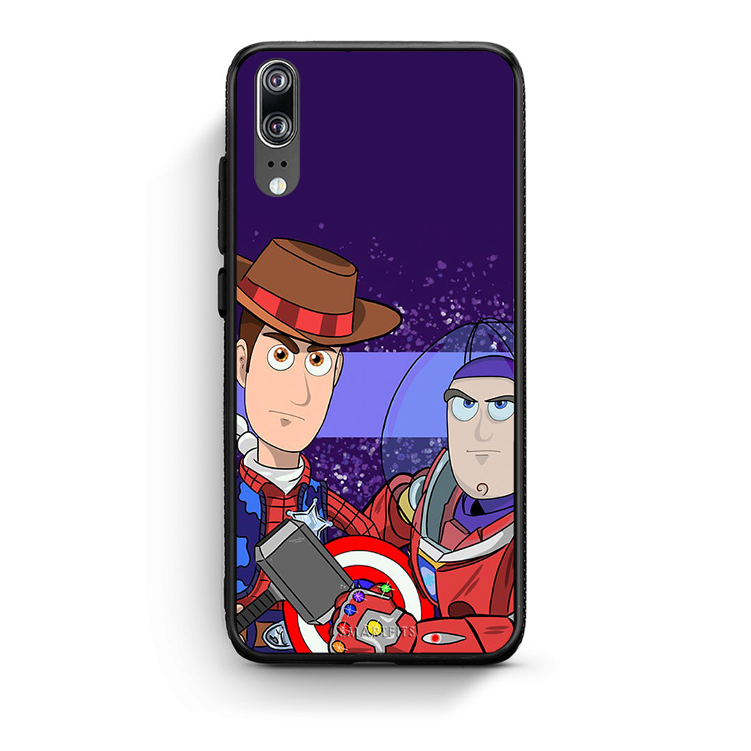 Huawei P20 Infinity Story θήκη από τη Smartfits με σχέδιο στο πίσω μέρος και μαύρο περίβλημα | Smartphone case with colorful back and black bezels by Smartfits