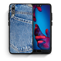 Thumbnail for Θήκη Huawei P20 Jeans Pocket από τη Smartfits με σχέδιο στο πίσω μέρος και μαύρο περίβλημα | Huawei P20 Jeans Pocket case with colorful back and black bezels