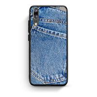 Thumbnail for Huawei P20 Jeans Pocket θήκη από τη Smartfits με σχέδιο στο πίσω μέρος και μαύρο περίβλημα | Smartphone case with colorful back and black bezels by Smartfits