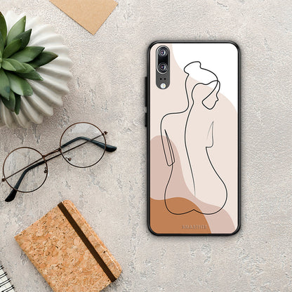 LineArt Woman - Huawei P20 θήκη
