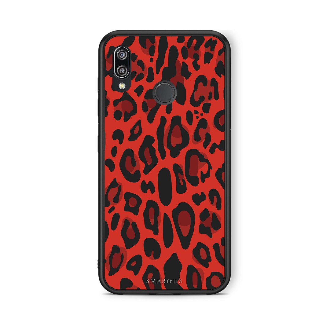4 - Huawei P20 Lite Red Leopard Animal case, cover, bumper