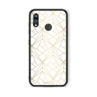 Thumbnail for 111 - Huawei P20 Lite Luxury White Geometric case, cover, bumper