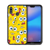Thumbnail for Θήκη Huawei P20 Lite Sponge PopArt από τη Smartfits με σχέδιο στο πίσω μέρος και μαύρο περίβλημα | Huawei P20 Lite Sponge PopArt case with colorful back and black bezels