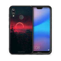 Thumbnail for Θήκη Huawei P20 Lite Sunset Tropic από τη Smartfits με σχέδιο στο πίσω μέρος και μαύρο περίβλημα | Huawei P20 Lite Sunset Tropic case with colorful back and black bezels