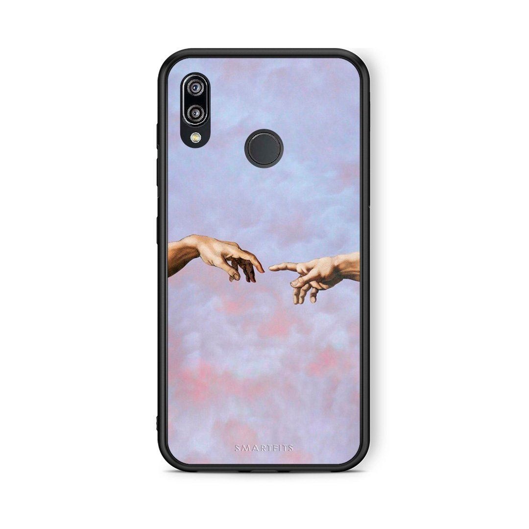Huawei P20 Lite Adam Hand θήκη από τη Smartfits με σχέδιο στο πίσω μέρος και μαύρο περίβλημα | Smartphone case with colorful back and black bezels by Smartfits
