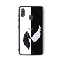 Thumbnail for Huawei P20 Lite Angels Demons θήκη από τη Smartfits με σχέδιο στο πίσω μέρος και μαύρο περίβλημα | Smartphone case with colorful back and black bezels by Smartfits