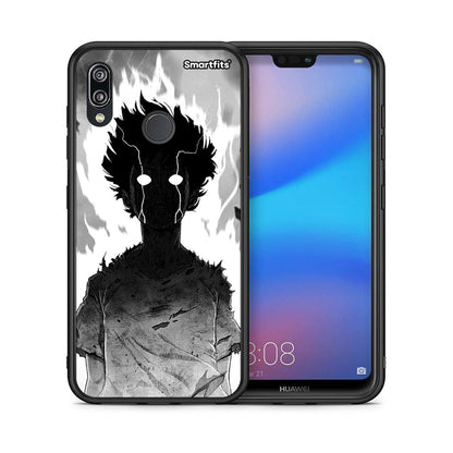 Θήκη Huawei P20 Lite Anime Boy από τη Smartfits με σχέδιο στο πίσω μέρος και μαύρο περίβλημα | Huawei P20 Lite Anime Boy case with colorful back and black bezels