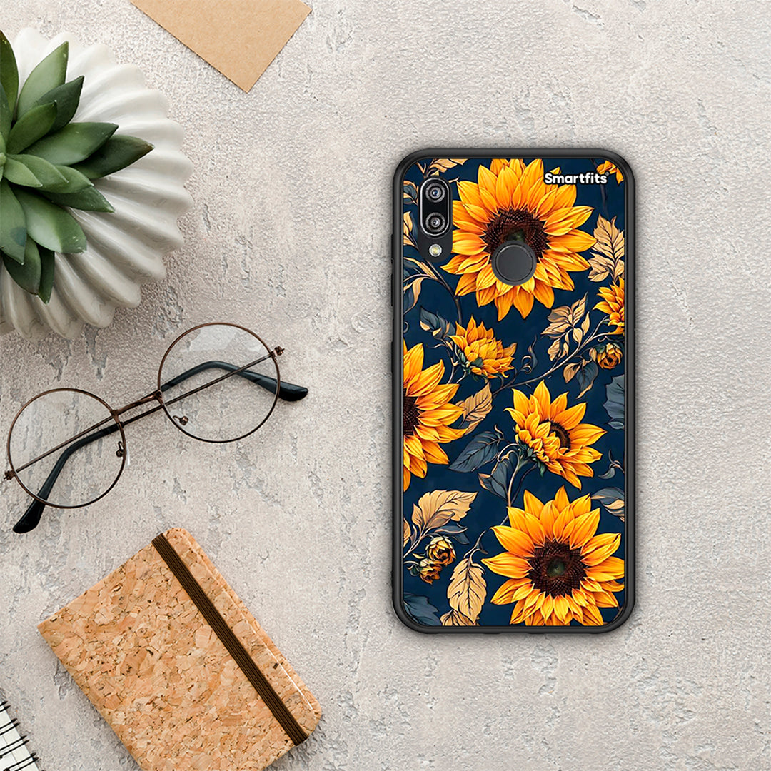 Autumn Sunflowers - Huawei P20 Lite θήκη
