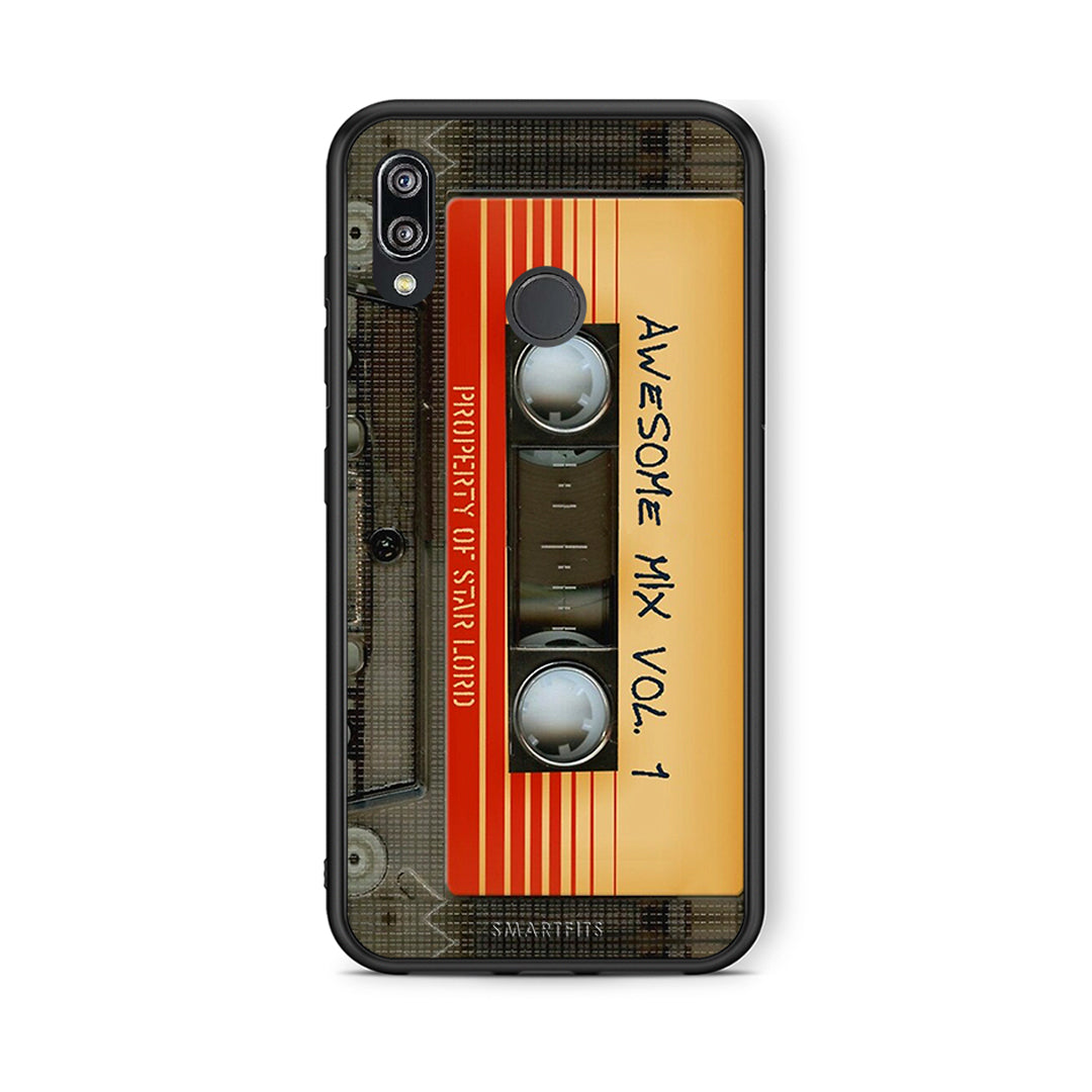 Huawei P20 Lite Awesome Mix θήκη από τη Smartfits με σχέδιο στο πίσω μέρος και μαύρο περίβλημα | Smartphone case with colorful back and black bezels by Smartfits