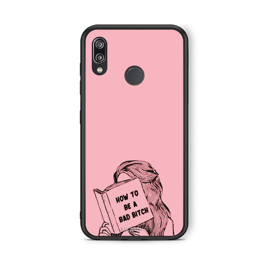 Huawei P20 Lite Bad Bitch θήκη από τη Smartfits με σχέδιο στο πίσω μέρος και μαύρο περίβλημα | Smartphone case with colorful back and black bezels by Smartfits