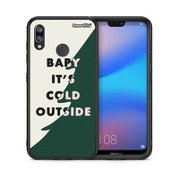 Thumbnail for Θήκη Huawei P20 Lite Cold Outside από τη Smartfits με σχέδιο στο πίσω μέρος και μαύρο περίβλημα | Huawei P20 Lite Cold Outside case with colorful back and black bezels