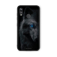 Thumbnail for Huawei P20 Lite Dark Wolf θήκη από τη Smartfits με σχέδιο στο πίσω μέρος και μαύρο περίβλημα | Smartphone case with colorful back and black bezels by Smartfits