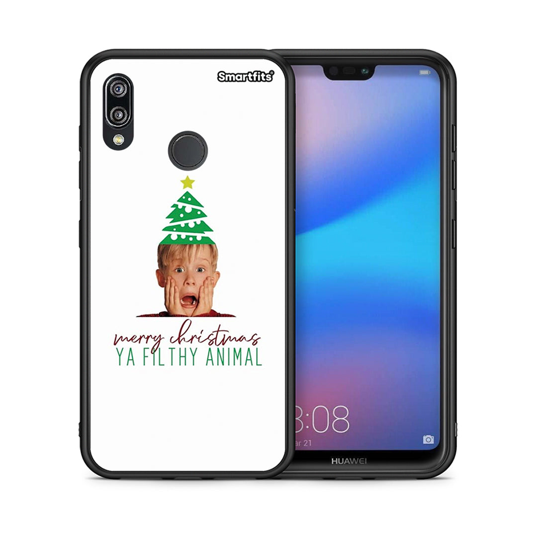 Θήκη Huawei P20 Lite Filthy Animal από τη Smartfits με σχέδιο στο πίσω μέρος και μαύρο περίβλημα | Huawei P20 Lite Filthy Animal case with colorful back and black bezels