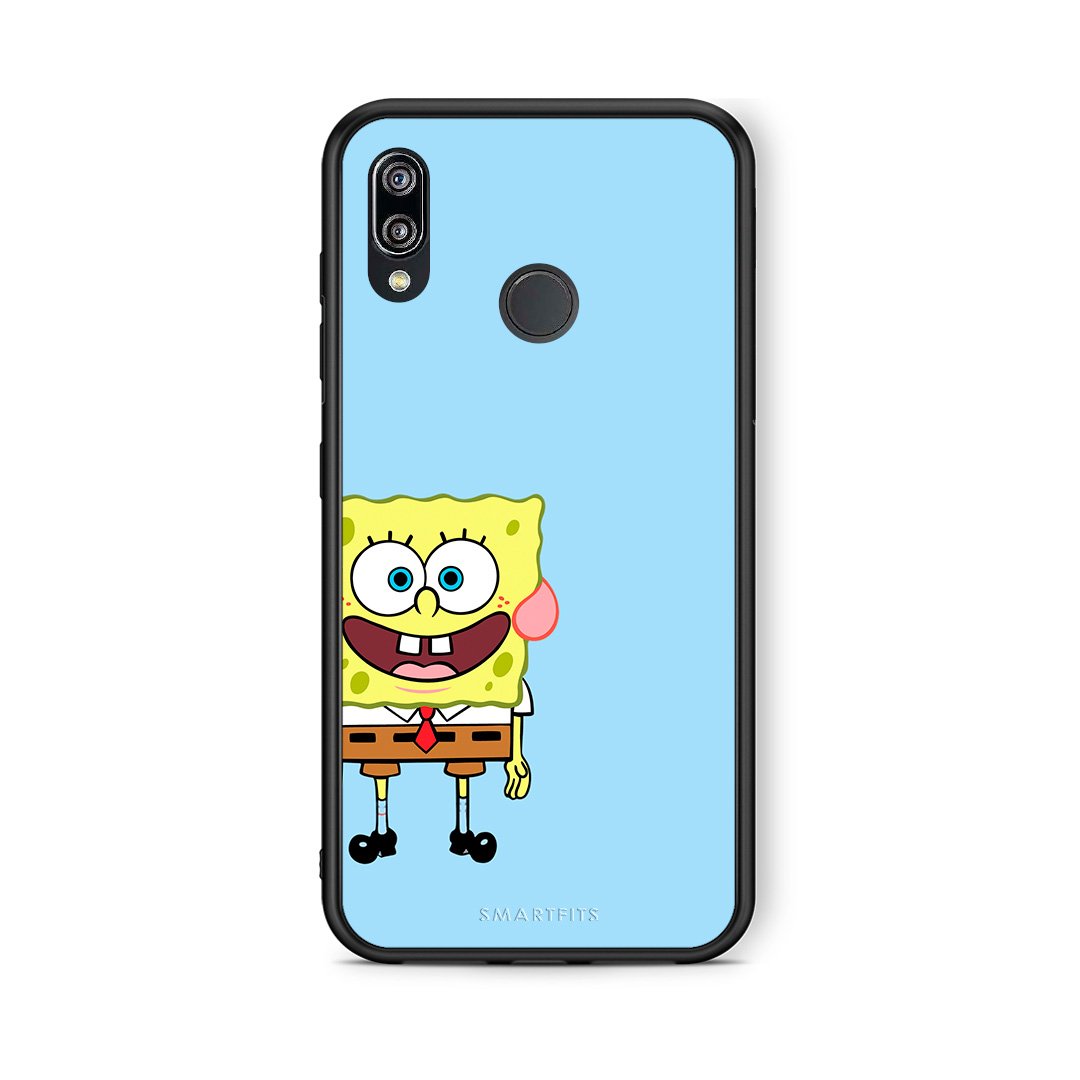 Huawei P20 Lite Friends Bob θήκη από τη Smartfits με σχέδιο στο πίσω μέρος και μαύρο περίβλημα | Smartphone case with colorful back and black bezels by Smartfits