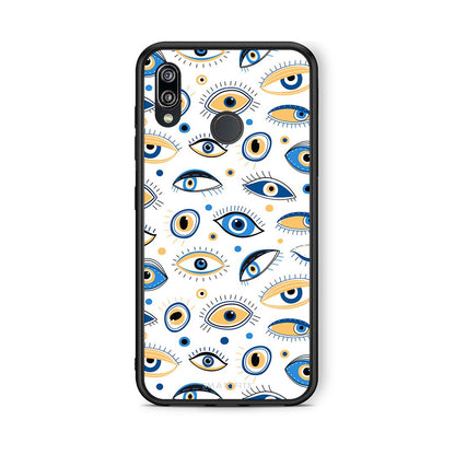 Huawei P20 Lite Ftou Ftou θήκη από τη Smartfits με σχέδιο στο πίσω μέρος και μαύρο περίβλημα | Smartphone case with colorful back and black bezels by Smartfits