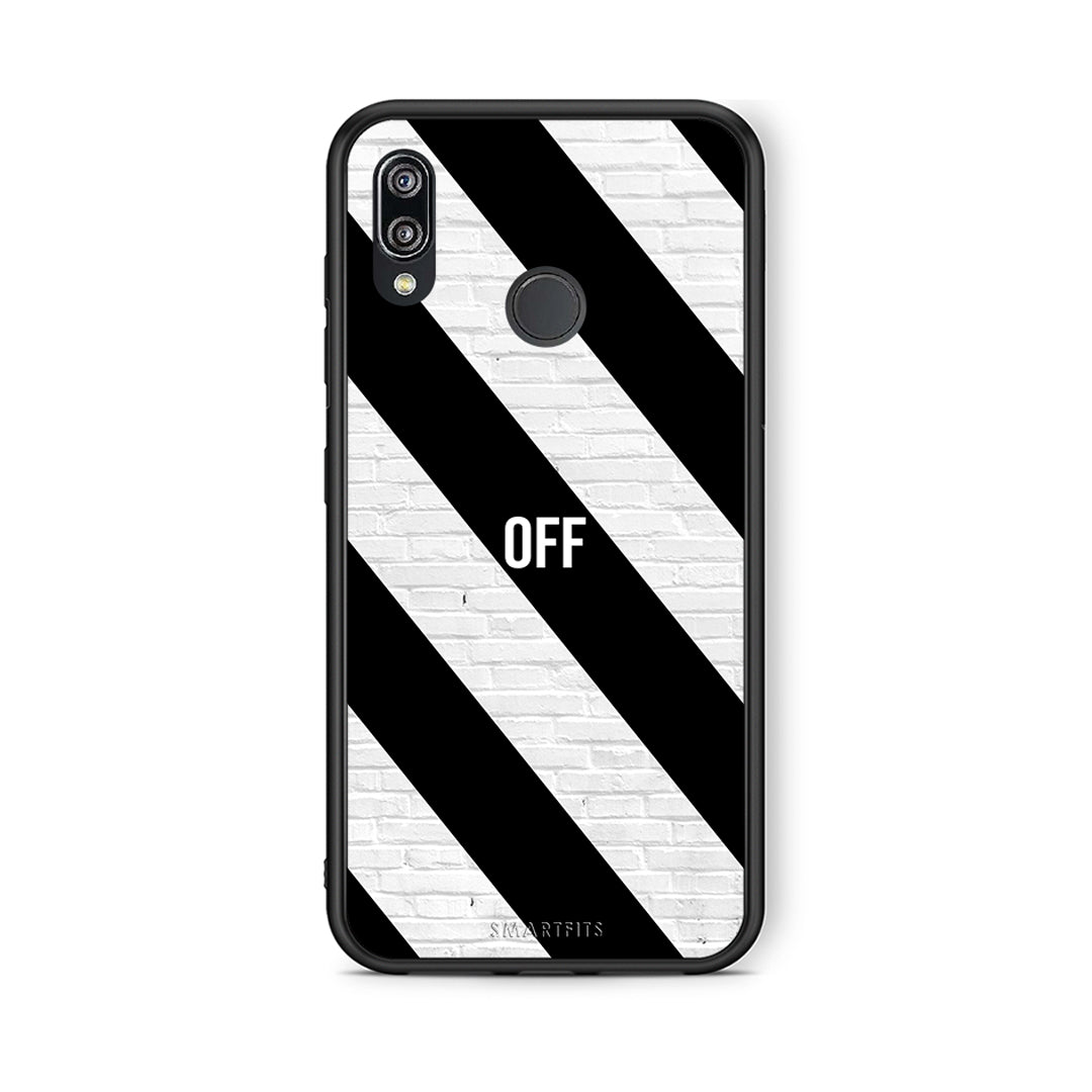 Huawei P20 Lite Get Off θήκη από τη Smartfits με σχέδιο στο πίσω μέρος και μαύρο περίβλημα | Smartphone case with colorful back and black bezels by Smartfits