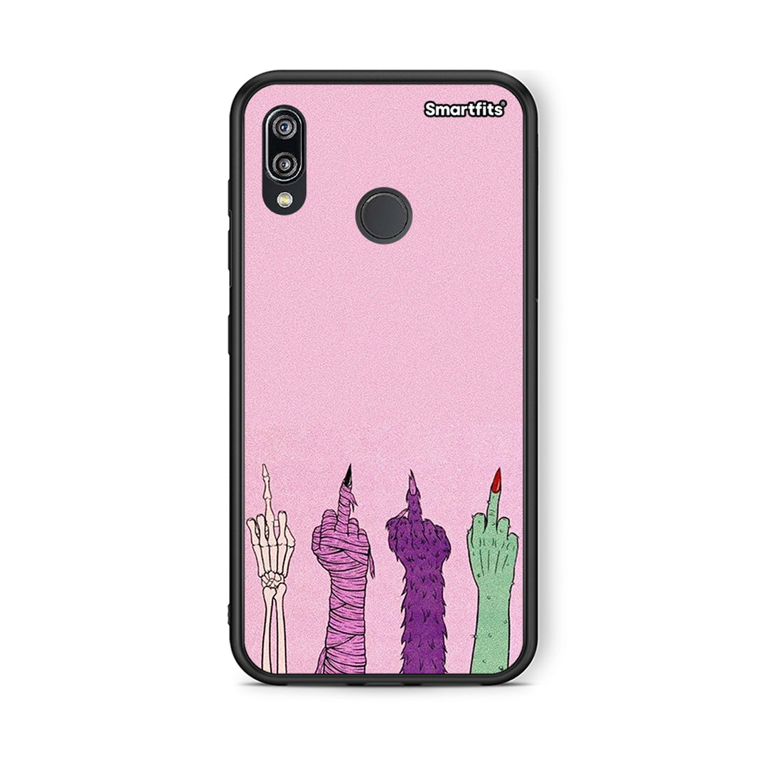 Huawei P20 Lite Halloween Be A Lady Θήκη από τη Smartfits με σχέδιο στο πίσω μέρος και μαύρο περίβλημα | Smartphone case with colorful back and black bezels by Smartfits