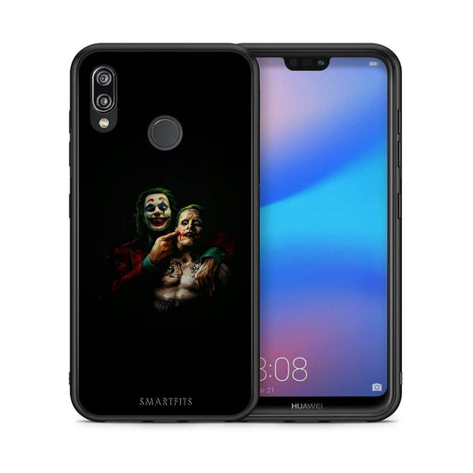 Θήκη Huawei P20 Lite Clown Hero από τη Smartfits με σχέδιο στο πίσω μέρος και μαύρο περίβλημα | Huawei P20 Lite Clown Hero case with colorful back and black bezels