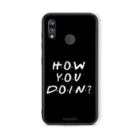 Thumbnail for Huawei P20 Lite How You Doin θήκη από τη Smartfits με σχέδιο στο πίσω μέρος και μαύρο περίβλημα | Smartphone case with colorful back and black bezels by Smartfits