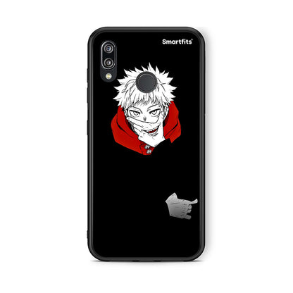 Huawei P20 Lite Itadori Anime θήκη από τη Smartfits με σχέδιο στο πίσω μέρος και μαύρο περίβλημα | Smartphone case with colorful back and black bezels by Smartfits
