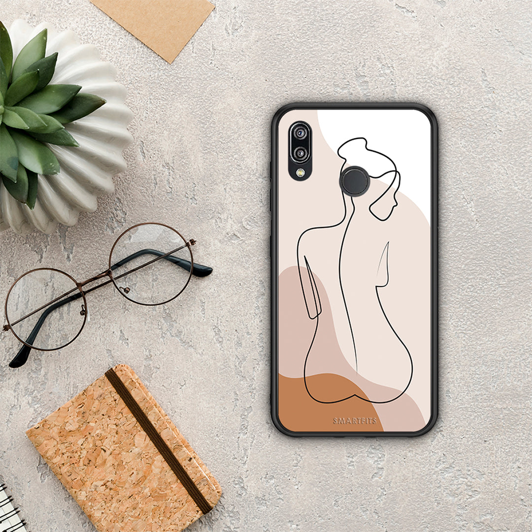 LineArt Woman - Huawei P20 Lite θήκη