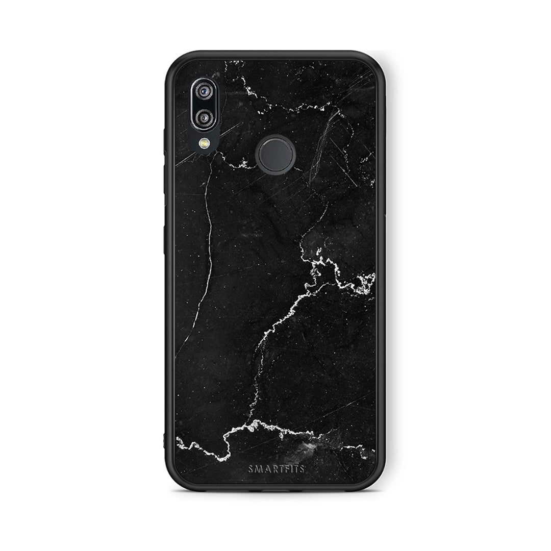 Huawei P20 Lite Marble Black θήκη από τη Smartfits με σχέδιο στο πίσω μέρος και μαύρο περίβλημα | Smartphone case with colorful back and black bezels by Smartfits