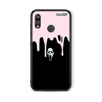 Huawei P20 Lite Melting Halloween Mask Θήκη από τη Smartfits με σχέδιο στο πίσω μέρος και μαύρο περίβλημα | Smartphone case with colorful back and black bezels by Smartfits