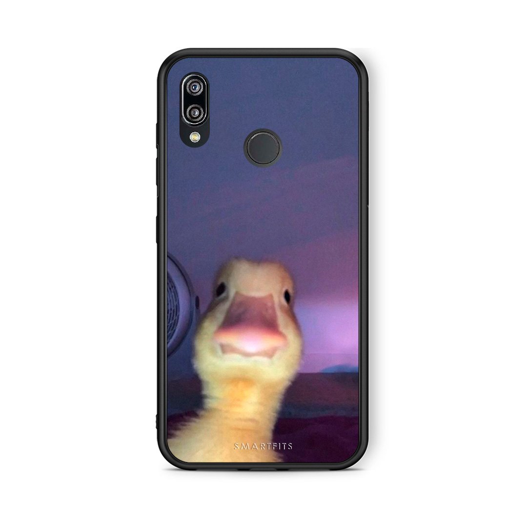 Huawei P20 Lite Meme Duck θήκη από τη Smartfits με σχέδιο στο πίσω μέρος και μαύρο περίβλημα | Smartphone case with colorful back and black bezels by Smartfits