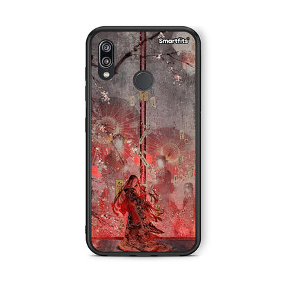 Huawei P20 Lite Nezuko Kamado θήκη από τη Smartfits με σχέδιο στο πίσω μέρος και μαύρο περίβλημα | Smartphone case with colorful back and black bezels by Smartfits