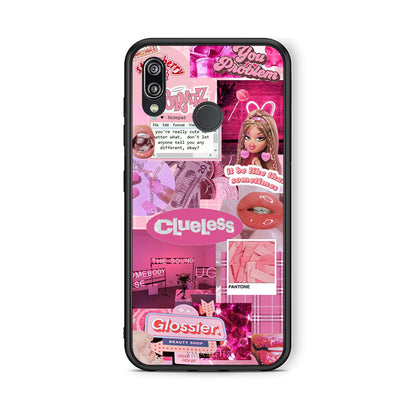 Huawei P20 Lite Pink Love Θήκη Αγίου Βαλεντίνου από τη Smartfits με σχέδιο στο πίσω μέρος και μαύρο περίβλημα | Smartphone case with colorful back and black bezels by Smartfits