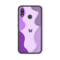 Thumbnail for Huawei P20 Lite Purple Mariposa Θήκη Αγίου Βαλεντίνου από τη Smartfits με σχέδιο στο πίσω μέρος και μαύρο περίβλημα | Smartphone case with colorful back and black bezels by Smartfits