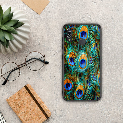 Real Peacock Feathers - Huawei P20 Lite θήκη
