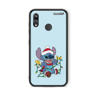 Thumbnail for Huawei P20 Lite Santa Stich θήκη από τη Smartfits με σχέδιο στο πίσω μέρος και μαύρο περίβλημα | Smartphone case with colorful back and black bezels by Smartfits