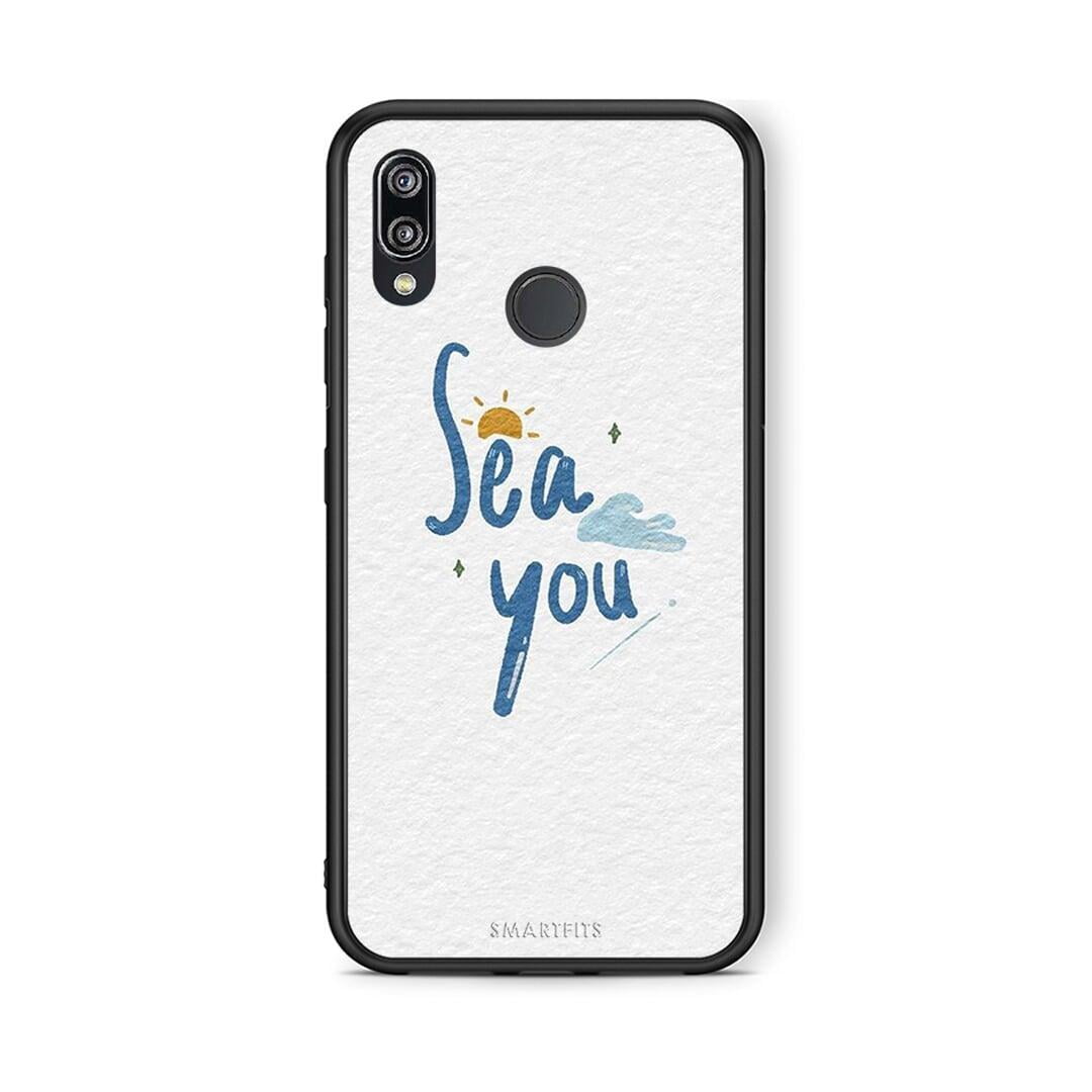 Huawei P20 Lite Sea You Θήκη από τη Smartfits με σχέδιο στο πίσω μέρος και μαύρο περίβλημα | Smartphone case with colorful back and black bezels by Smartfits
