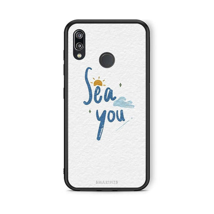 Huawei P20 Lite Sea You Θήκη από τη Smartfits με σχέδιο στο πίσω μέρος και μαύρο περίβλημα | Smartphone case with colorful back and black bezels by Smartfits