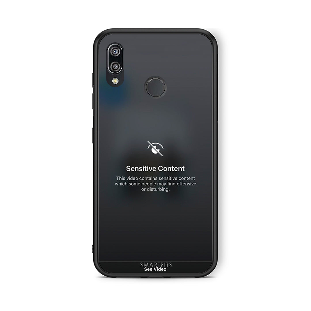 Huawei P20 Lite Sensitive Content θήκη από τη Smartfits με σχέδιο στο πίσω μέρος και μαύρο περίβλημα | Smartphone case with colorful back and black bezels by Smartfits