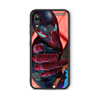 Thumbnail for Huawei P20 Lite Spider Hand Θήκη από τη Smartfits με σχέδιο στο πίσω μέρος και μαύρο περίβλημα | Smartphone case with colorful back and black bezels by Smartfits