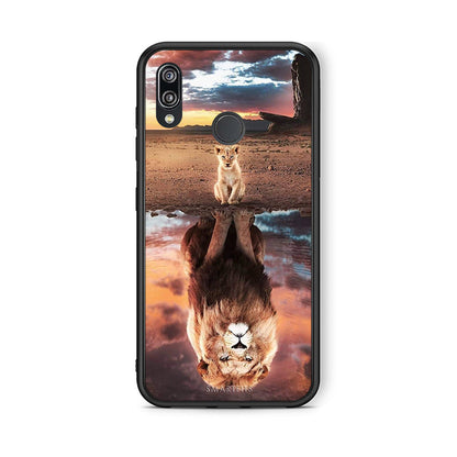Huawei P20 Lite Sunset Dreams Θήκη Αγίου Βαλεντίνου από τη Smartfits με σχέδιο στο πίσω μέρος και μαύρο περίβλημα | Smartphone case with colorful back and black bezels by Smartfits