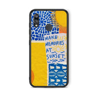 Thumbnail for Huawei P20 Lite Sunset Memories Θήκη από τη Smartfits με σχέδιο στο πίσω μέρος και μαύρο περίβλημα | Smartphone case with colorful back and black bezels by Smartfits