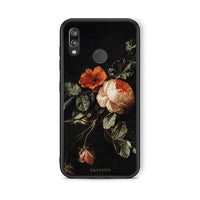 Thumbnail for Huawei P20 Lite Vintage Roses θήκη από τη Smartfits με σχέδιο στο πίσω μέρος και μαύρο περίβλημα | Smartphone case with colorful back and black bezels by Smartfits