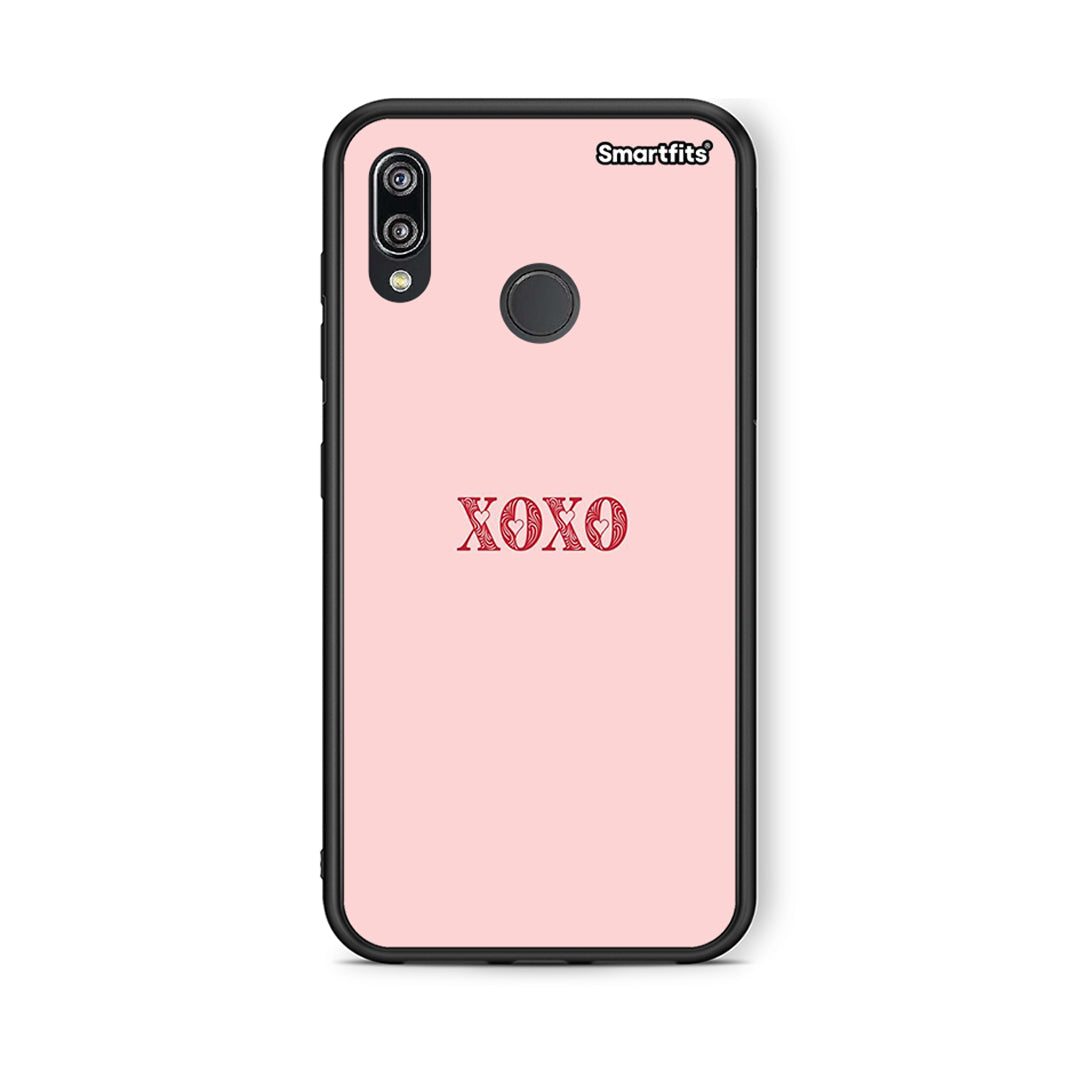 Huawei P20 Lite XOXO Love θήκη από τη Smartfits με σχέδιο στο πίσω μέρος και μαύρο περίβλημα | Smartphone case with colorful back and black bezels by Smartfits