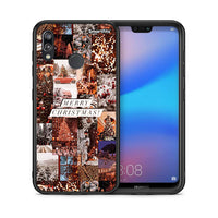 Thumbnail for Θήκη Huawei P20 Lite Xmas Collage από τη Smartfits με σχέδιο στο πίσω μέρος και μαύρο περίβλημα | Huawei P20 Lite Xmas Collage case with colorful back and black bezels