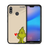 Thumbnail for Θήκη Huawei P20 Lite Xmas Grinch από τη Smartfits με σχέδιο στο πίσω μέρος και μαύρο περίβλημα | Huawei P20 Lite Xmas Grinch case with colorful back and black bezels