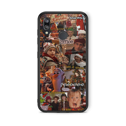 Huawei P20 Lite Xmas Wishes θήκη από τη Smartfits με σχέδιο στο πίσω μέρος και μαύρο περίβλημα | Smartphone case with colorful back and black bezels by Smartfits