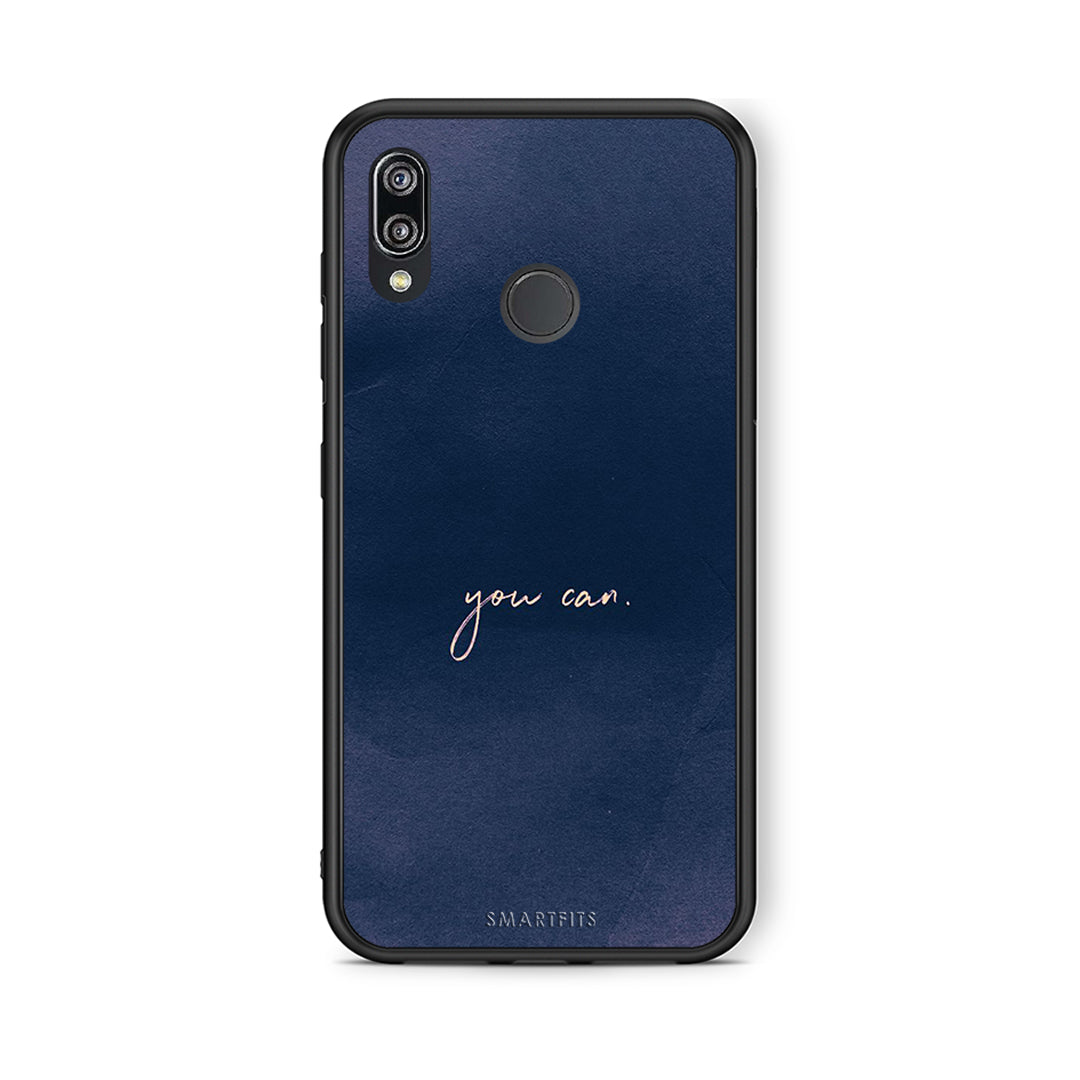 Huawei P20 Lite You Can θήκη από τη Smartfits με σχέδιο στο πίσω μέρος και μαύρο περίβλημα | Smartphone case with colorful back and black bezels by Smartfits