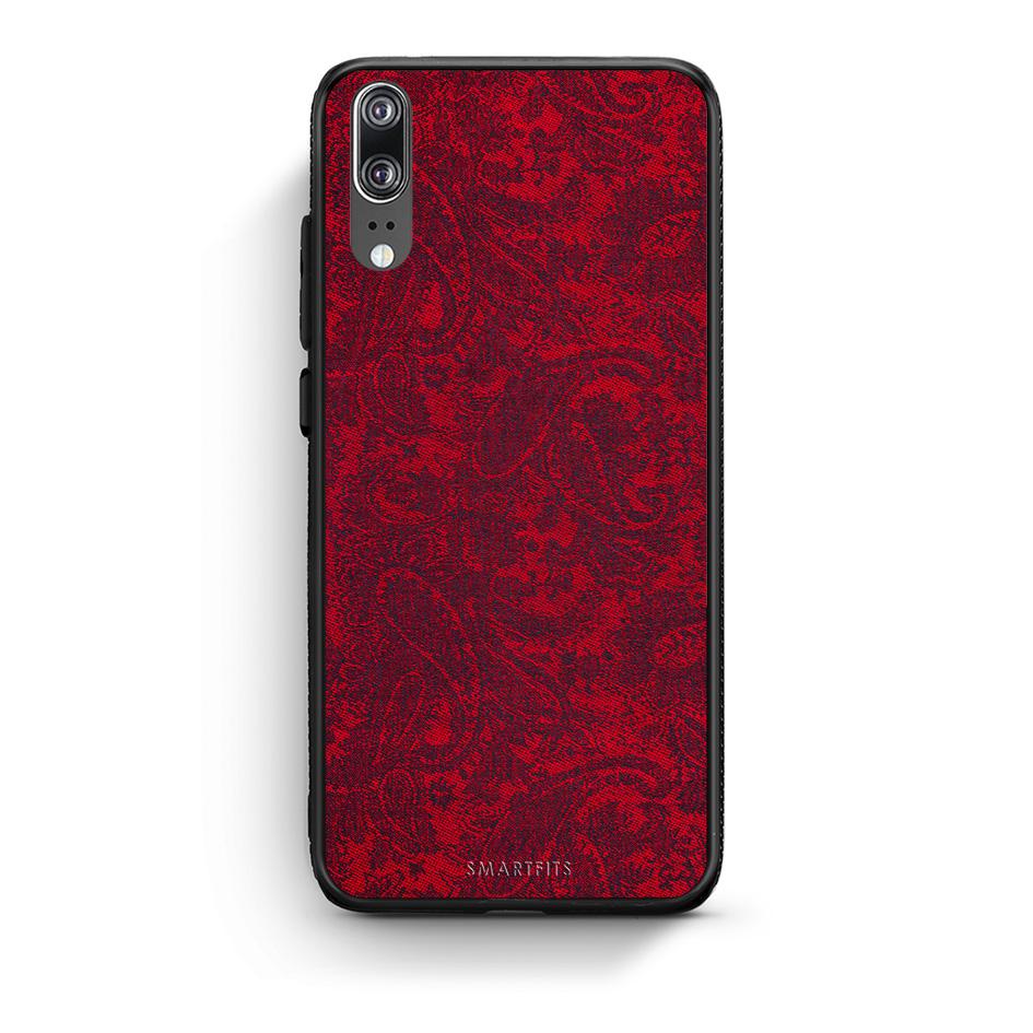 Huawei P20 Paisley Cashmere θήκη από τη Smartfits με σχέδιο στο πίσω μέρος και μαύρο περίβλημα | Smartphone case with colorful back and black bezels by Smartfits