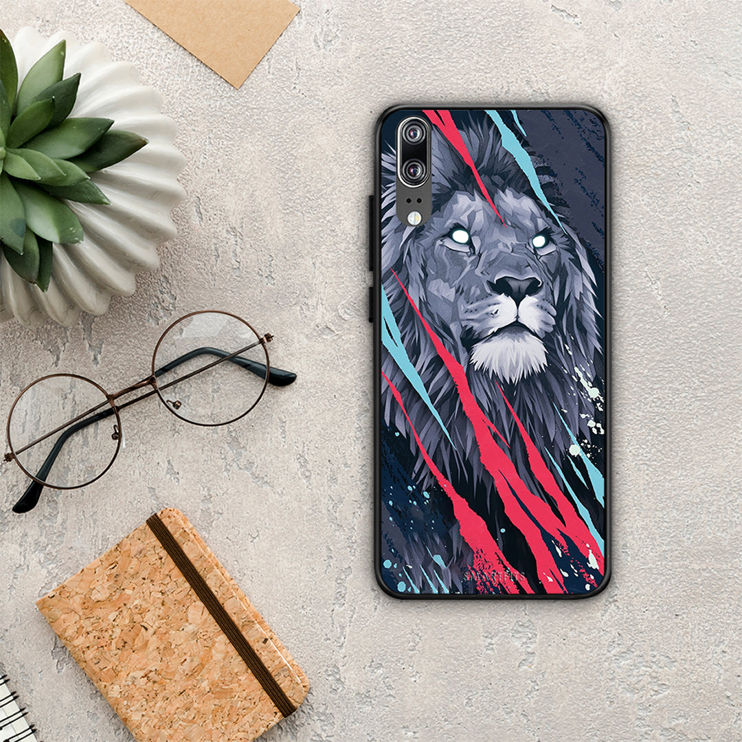 PopArt Lion Designer - Huawei P20 θήκη